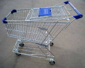 Metal Convenience Store / Supermarket Shopping Trolley 60KG - 140KG Capacity
