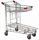 Supermarket Shopping Trolley Cargo Cart Zinc Plated Urface Treatment SGL-Y-034