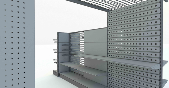Heavy Duty Supermarket Shelves /Retail Display Racks