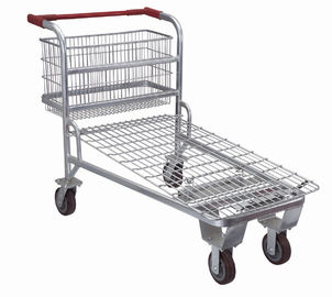 SUGULONG Large Wire Grocery Carts Commercial Shopping Trolley SGL-Y-037