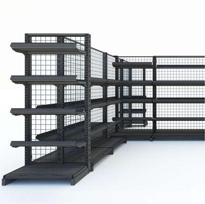 Heavy-Duty Supermarket Shelving System 500kg Capacity Modular Design