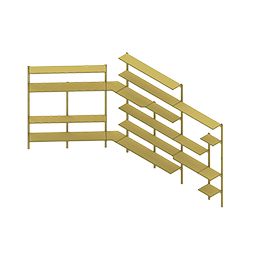 سیستم قفسه بندی سوپرمارکت 1500 میلی متری قفسه نمایشگر مدولار